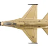 Lockheed F-16A Fighting Falcon Fighter Aircraft "85-1565, Golden Bat Viper, 185 ARW, Iowa ANG, Squadron 50th Anniversary" (2022) United States Air Force "Air Power Series" 1/72 Diecast Model by Hobby Master