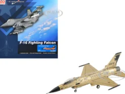 Lockheed F-16A Fighting Falcon Fighter Aircraft "85-1565, Golden Bat Viper, 185 ARW, Iowa ANG, Squadron 50th Anniversary" (2022) United States Air Force "Air Power Series" 1/72 Diecast Model by Hobby Master