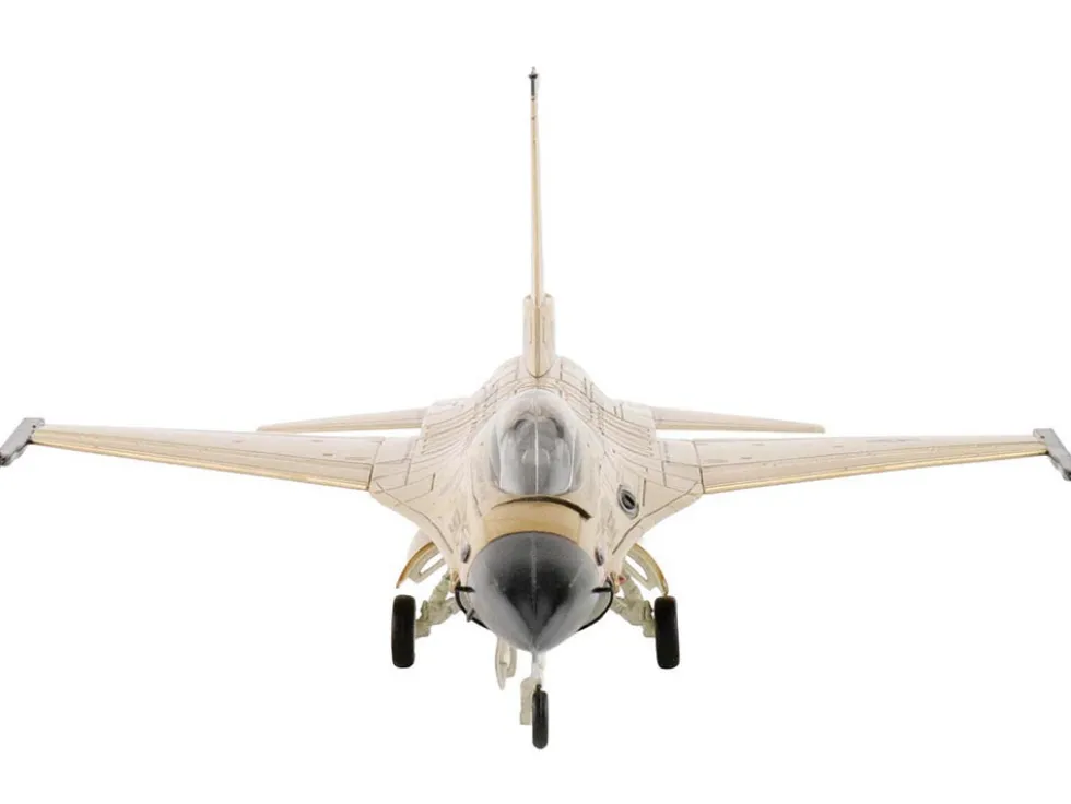 Lockheed F-16A Fighting Falcon Fighter Aircraft "85-1565, Golden Bat Viper, 185 ARW, Iowa ANG, Squadron 50th Anniversary" (2022) United States Air Force "Air Power Series" 1/72 Diecast Model by Hobby Master