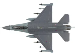 Lockheed F-16AM Fighting Falcon Fighter Aircraft "313 Squadron, Afghanistan" (2008) Royal Netherlands Air Force (RNLAF) "Air Power Series" 1/72 Diecast Model by Hobby Master