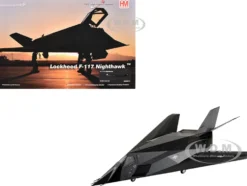 Lockheed F-117A Nighthawk Stealth Aircraft "84-0809" (2022) United States Air Force "Air Power Series" 1/72 Diecast Model by Hobby Master