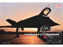 Lockheed F-117A Nighthawk Stealth Aircraft "84-0809" (2022) United States Air Force "Air Power Series" 1/72 Diecast Model by Hobby Master