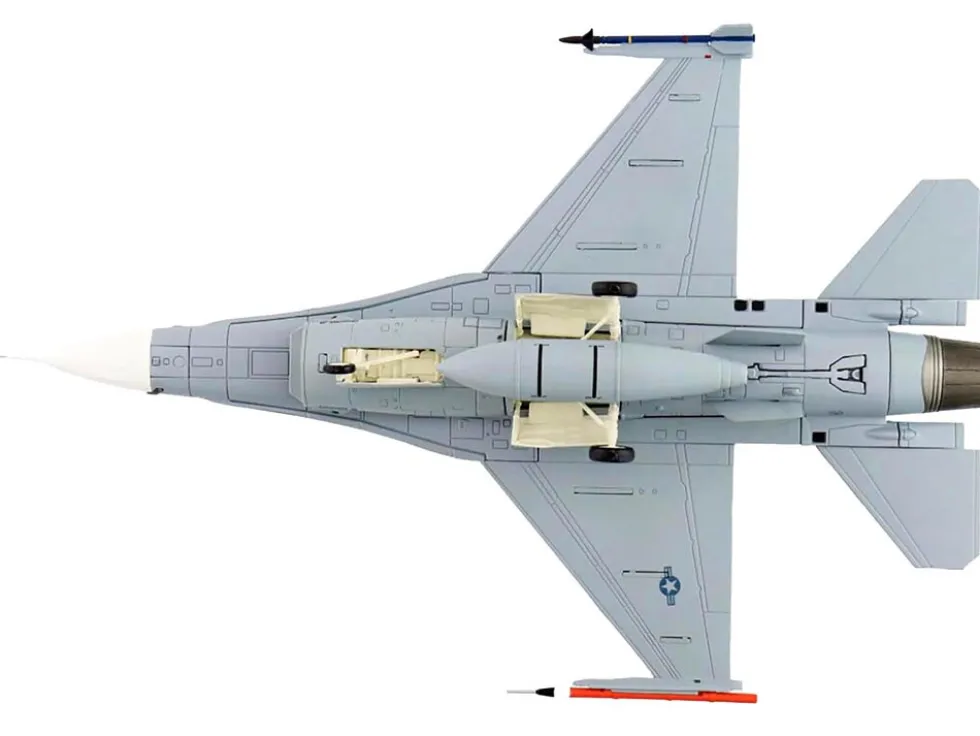 Lockheed F 16B Fighting Falcon Fighter Aircraft Top Gun 90th Anniversary of Naval Aviation NSAWC United States Navy Air Power Series 1/72 Diecast Model Hobby Master HA38017