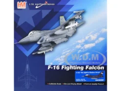 Lockheed F-16C Fighting Falcon Fighter Aircraft "88-0545, 138th Fighter Wing, Oklahoma Air National Guard" (2024) United States Air Force "Air Power Series" 1/72 Diecast Model by Hobby Master