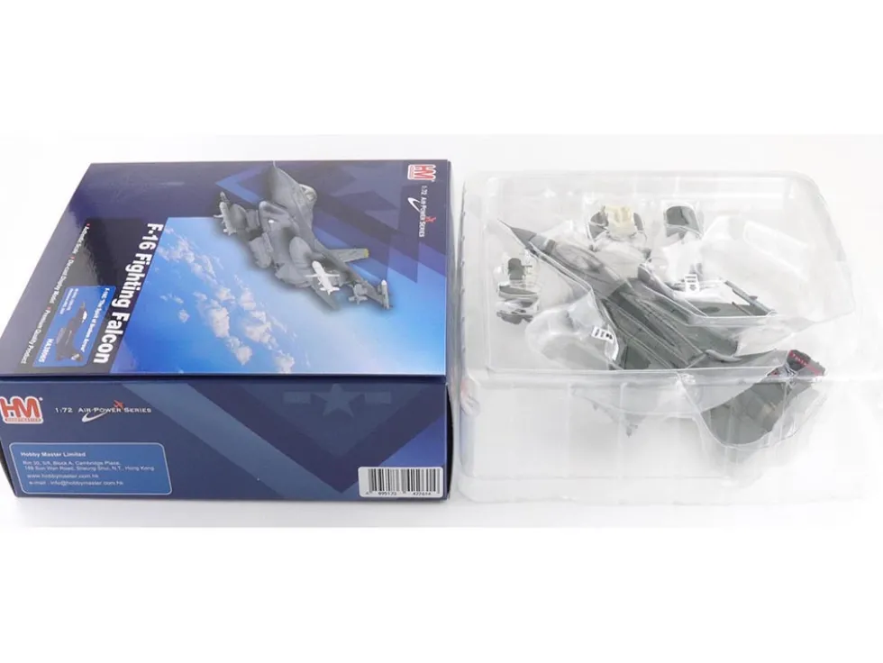 Lockheed F-16C Fighting Falcon Fighter Aircraft "88-0545, 138th Fighter Wing, Oklahoma Air National Guard" (2024) United States Air Force "Air Power Series" 1/72 Diecast Model by Hobby Master