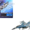Lockheed F-16C Fighting Falcon Fighter Aircraft "86-0335, Blue Splinter, 354th Wing, 18th AGRS, Eielson AFB" (2018) United States Air Force "Air Power Series" 1/72 Diecast Model by Hobby Master