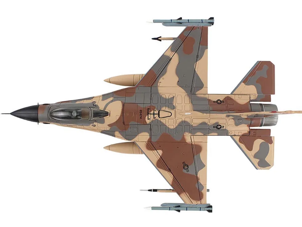 Lockheed F-16C Fighting Falcon Fighter Aircraft "85-474, Rockslide, 706th Aggressor Squadron" United States Air Force "Air Power Series" 1/72 Diecast Model by Hobby Master
