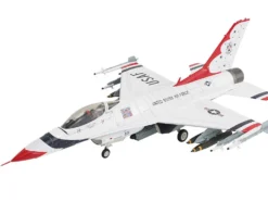 Lockheed F-16C Fighting Falcon Fighter Aircraft "No.10, Thunderbirds, Warbird" United States Air Force "Air Power Series" 1/72 Diecast Model by Hobby Master