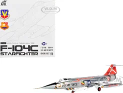 Lockheed F 104C Starfighter Fighter Aircraft 479th Tactical Fighter Wing 1958 United States Air Force 1/72 Diecast Model JC Wings JCW-72-F104-004