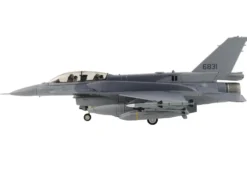 Lockheed F-16D Fighting Falcon Fighter Aircraft "6831, Block 70" (2025) Republic of China Air Force "Air Power Series" 1/72 Diecast Model by Hobby Master
