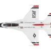 Lockheed F-16D Fighting Falcon Fighter Aircraft "No.7, Thunderbirds, Nellis Air Force Base" (2017) United States Air Force "Air Power Series" 1/72 Diecast Model by Hobby Master