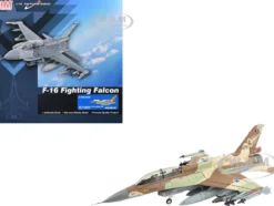 Lockheed F-16D Fighting Falcon Fighter Aircraft "628, Barak, 105 Squadron, The Scorpion" Israeli Air Force "Air Power Series" 1/72 Diecast Model by Hobby Master
