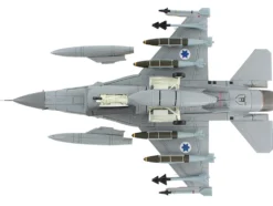 Lockheed F-16D Fighting Falcon Fighter Aircraft "628, Barak, 105 Squadron, The Scorpion" Israeli Air Force "Air Power Series" 1/72 Diecast Model by Hobby Master