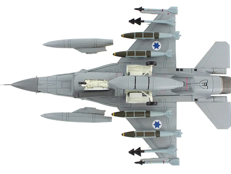 Lockheed F-16D Fighting Falcon Fighter Aircraft "628, Barak, 105 Squadron, The Scorpion" Israeli Air Force "Air Power Series" 1/72 Diecast Model by Hobby Master