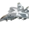 Lockheed F-22 Raptor Stealth Aircraft "Splinter Camouflage" United States Air Force "Air Power Series" 1/72 Diecast Model by Hobby Master