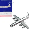 Lockheed L 188 Electra Commercial Aircraft American Airlines Silver with Red Stripes 1/400 Diecast Model Airplane GeminiJets GJ1718