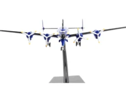 Lockheed L 1049G Super Constellation Commercial Aircraft Blue Angels United States Navy 1/300 Diecast Model Airplane Postage Stamp PS5806-2
