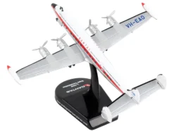 Lockheed L 1049G Super Constellation Commercial Aircraft Qantas Airways 1/300 Diecast Model Airplane Postage Stamp PS5806-4