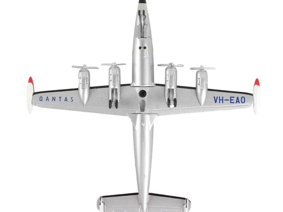 Lockheed L 1049G Super Constellation Commercial Aircraft Qantas Airways 1/300 Diecast Model Airplane Postage Stamp PS5806-4