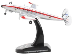 Lockheed L 1049G Super Constellation Commercial Aircraft Qantas Airways 1/300 Diecast Model Airplane Postage Stamp PS5806-4