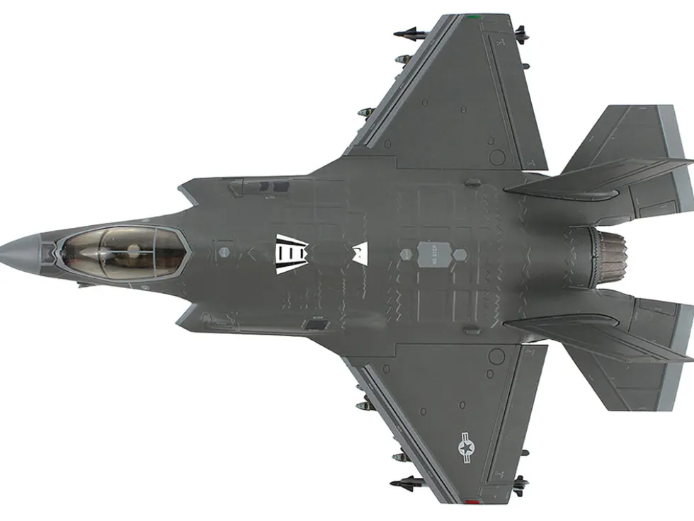 Lockheed Martin F-35A Lightning II Aircraft "5345, 354th Operations Group, Eielson Air Force Base, Alaska" (2020s) United States Air Force "Air Power Series" 1/72 Diecast Model by Hobby Master