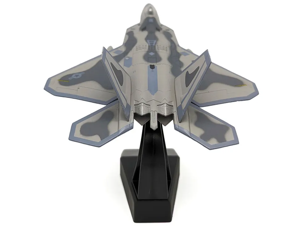 Lockheed Martin F-22A Raptor Aircraft "Spirit of America, 412th Test Wing, Edwards Air Force Base" (1997) United States Air Force 1/100 Diecast Model Airplane