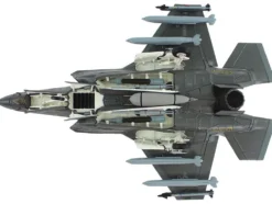 Lockheed Martin F-35B Lightning II Aircraft (Beast Mode) "Black Death, VMFA-542, MCAS Cherry Point" (2023) United States Marine Corps "Air Power Series" 1/72 Diecast Model by Hobby Master