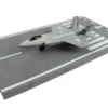 Lockheed Martin F 35 Lightning II Aircraft Gray Joint Strike Fighter with Runway Section Diecast Model Airplane Runway24 RW170