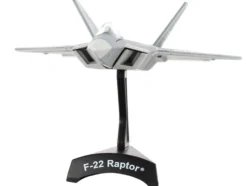 Lockheed Martin F 22 Raptor Fighter Aircraft United States Air Force 1/145 Diecast Model Airplane Postage Stamp PS5382-1