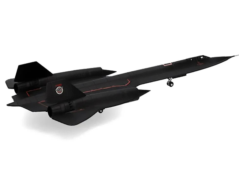 Lockheed SR-71A Blackbird Stealth Aircraft "9th Strategic Reconnaissance Wing, Detachment 4, RAF Mildenhall" United States Air Force 1/200 Diecast Model Airplane by Herpa