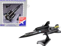 Lockheed YF 12 SR 71 Blackbird Aircraft NASA United States Air Force 1/200 Diecast Model Airplane Postage Stamp PS5389-1