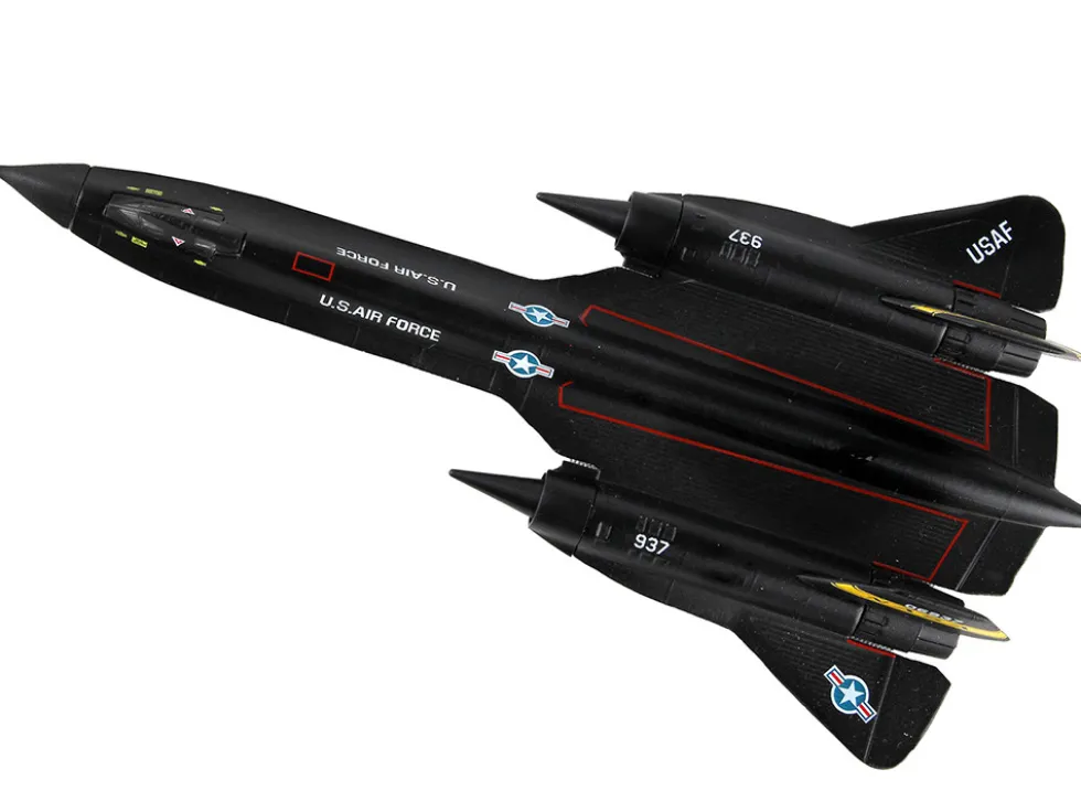Lockheed YF 12 SR 71 Blackbird Aircraft NASA United States Air Force 1/200 Diecast Model Airplane Postage Stamp PS5389-1