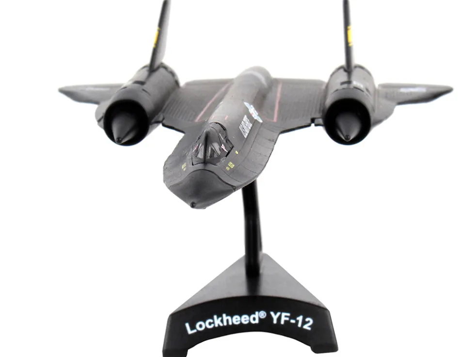 Lockheed YF 12 SR 71 Blackbird Aircraft NASA United States Air Force 1/200 Diecast Model Airplane Postage Stamp PS5389-1