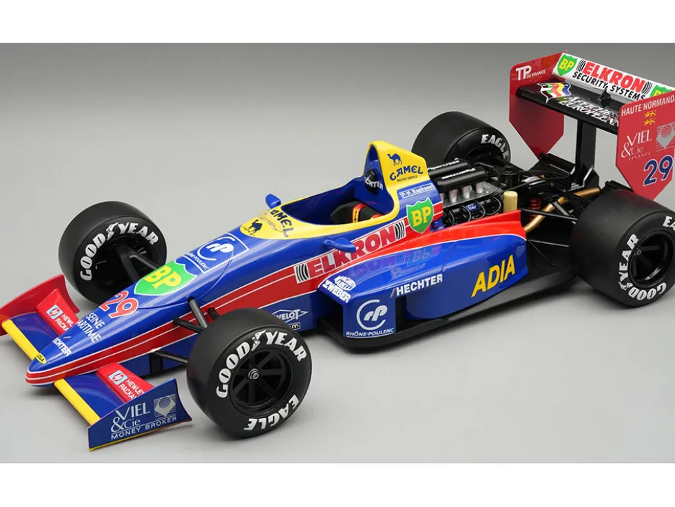 Lola LC88 #29 Aguri Suzuki "Larrousse Calmels" Formula One F1 "Japanese GP" (1988) with Display Case "Mythos Series" Limited Edition to 70 pieces Worldwide 1/18 Model Car by Tecnomodel