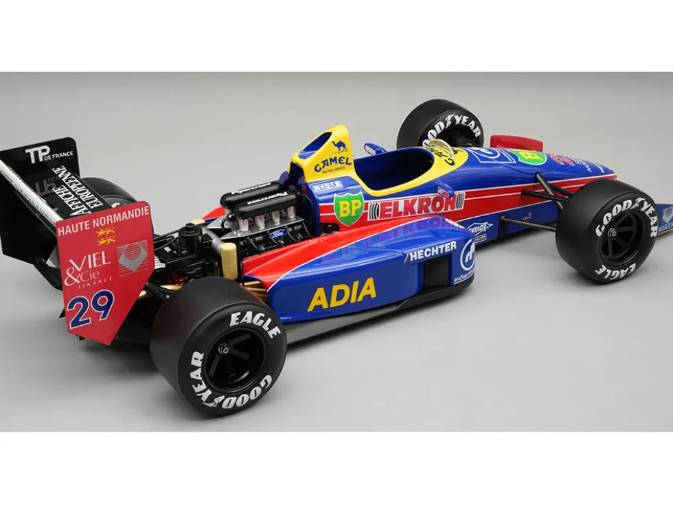 Lola LC88 #29 Pierre-Henri Raphanel "Larrousse Calmels" Formula One F1 "Australian GP" (1988) with Display Case "Mythos Series" Limited Edition to 35 pieces Worldwide 1/18 Model Car by Tecnomodel
