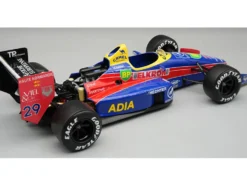 Lola LC88 #29 Yannick Dalmas "Larrousse Calmels" Formula One F1 "Detroit GP" (1988) with Display Case "Mythos Series" Limited Edition to 55 pieces Worldwide 1/18 Model Car by Tecnomodel