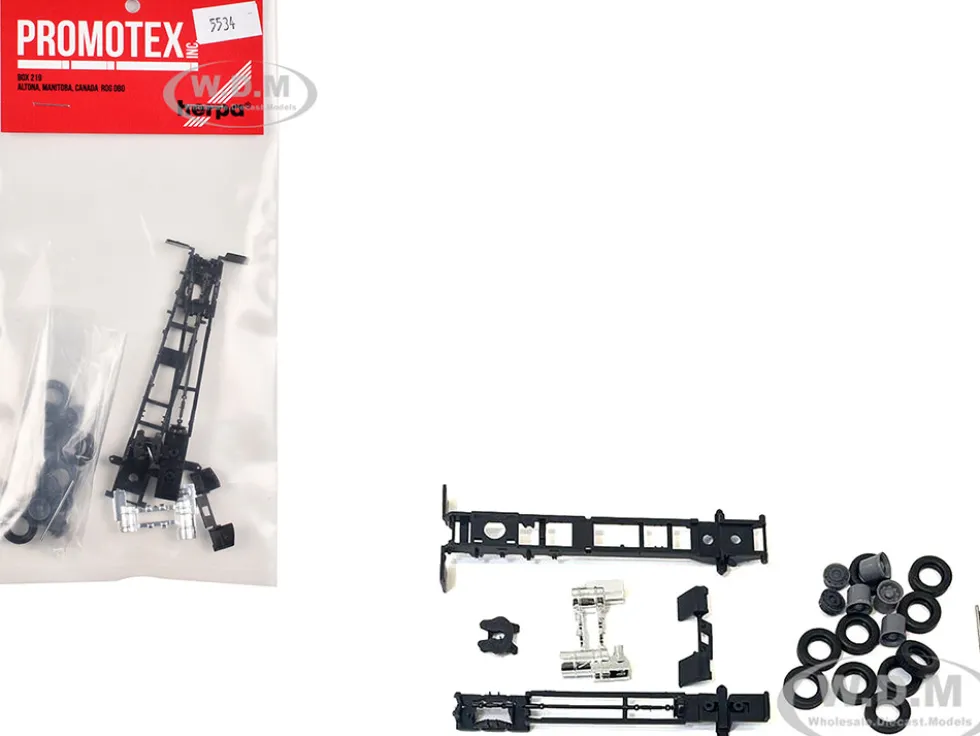 Long Chassis Kit for Mack Cabs 1/87 (HO) Plastic Model by Promotex