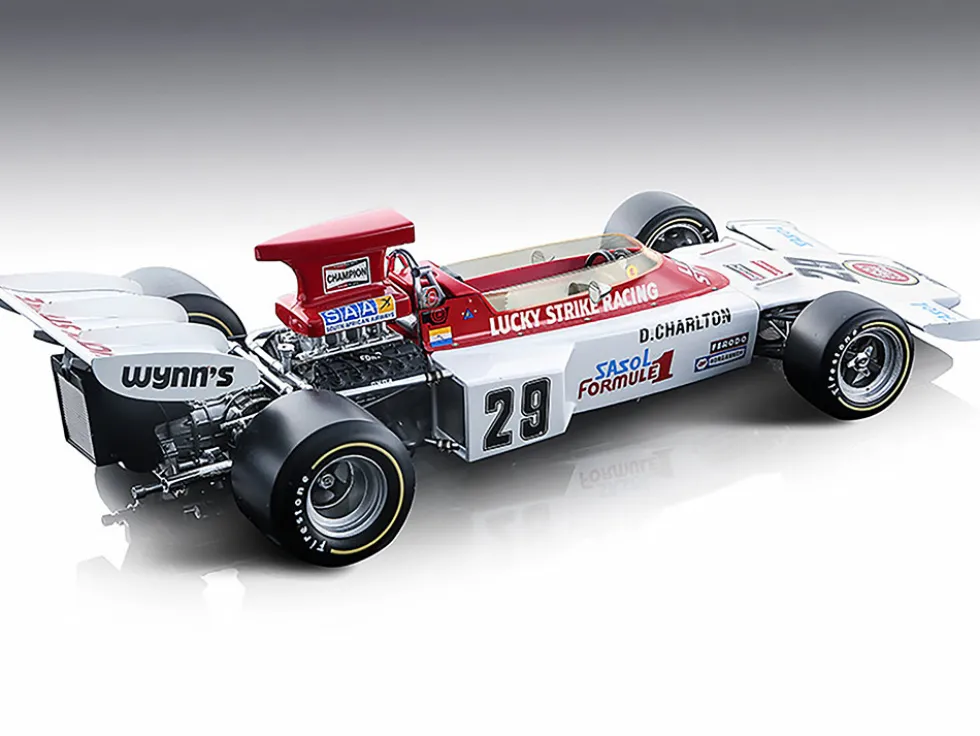 Lotus 72 #29 Dave Charlton Lucky Strike Racing Formula One F1 British GP 1972 Limited Edition 105 pieces Worldwide 1/18 Model Car Tecnomodel TM18-257C