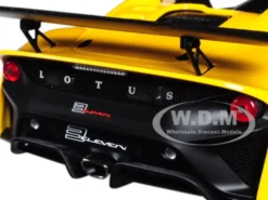Lotus 3-Eleven Yellow 1/18 Model Car Autoart 75393