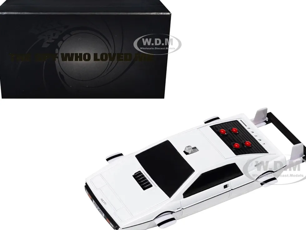 Lotus Esprit S1 Submarine White James Bond 007 "The Spy Who Loved Me" (1977) Movie Diecast Model Car by Corgi
