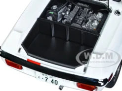 Lotus Europa Special White Red Stripe Graphics The Circuit Wolf 1/18 Model Car Autoart 75396