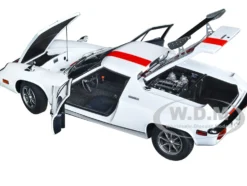 Lotus Europa Special White Red Stripe Graphics The Circuit Wolf 1/18 Model Car Autoart 75396