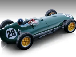 Lotus 16 #28 Graham Hill Formula One F1 British GP 1959 with Driver Figure Mythos Series Limited Edition to 70 pieces Worldwide 1/18 Model Car Tecnomodel TMD18-123C