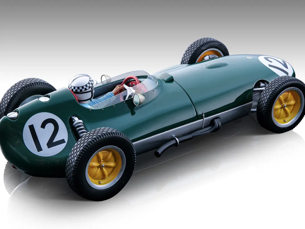 Lotus 16 #12 Innes Ireland Formula One F1 Dutch GP 1959 with Driver Figure Mythos Series Limited Edition to 70 pieces Worldwide 1/18 Model Car Tecnomodel TMD18-123A