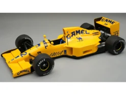 Lotus 102 #12 Johnny Herbert "Lamborghini Engine" Formula One F1 "Japanese GP" (1990) "Mythos Series" with Display Case Limited Edition to 90 pieces Worldwide 1/18 Model Car by Tecnomodel