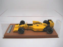 Lotus 102 #12 Johnny Herbert "Lamborghini Engine" Formula One F1 "Japanese GP" (1990) "Mythos Series" with Display Case Limited Edition to 90 pieces Worldwide 1/18 Model Car by Tecnomodel