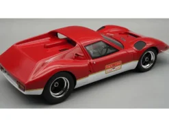 Lotus 62 "Press Version 1969" Red and White "Mythos Series" with Display Case Limited Edition to 45 pieces Worldwide 1/18 Model Car by Tecnomodel