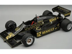 Lotus 94T #12 Nigel Mansell "John Player Special Team Lotus" Formula One F1 "British GP" (1983) with Display Case "Mythos Series" Limited Edition to 60 pieces Worldwide 1/18 Model Car by Tecnomodel