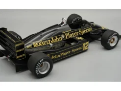 Lotus 94T #12 Nigel Mansell "John Player Special Team Lotus" 3rd Place Formula One F1 "European GP" (1983) with Display Case "Mythos Series" Limited Edition to 65 pieces Worldwide 1/18 Model Car by Tecnomodel