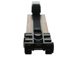 Low Boy Flatbed Trailer Black 1/87 (HO) Plastic Model Car by HO Logistics